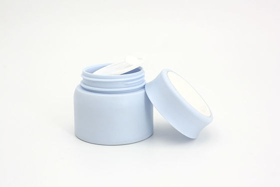 HDPE Plastic Blue10g 50ml Empty Face Cream Jars