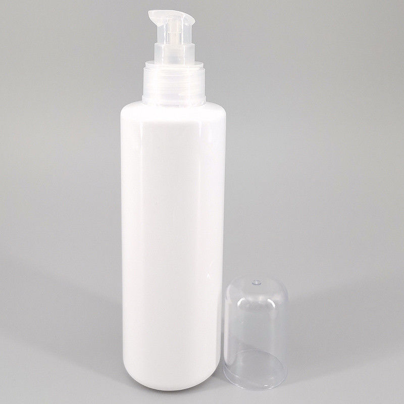 White Cylinder 24mm 6.67oz Eco Friendly Lotion Bottles